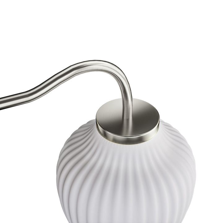 3-light 24''W Dimmable Black Wrought Iron Bathroom Vanity Lights with Frosted Milk White Shade #29037