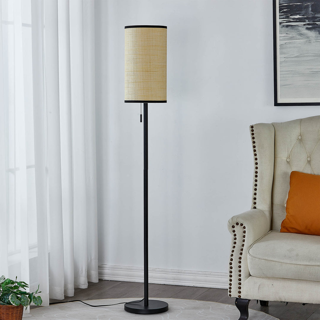 65'' Traditional Brass Floor Lamp