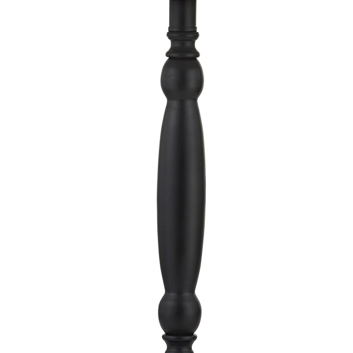 Matte Traditional Floor & Table Lamp Set (Set of 3) #TF102-BK