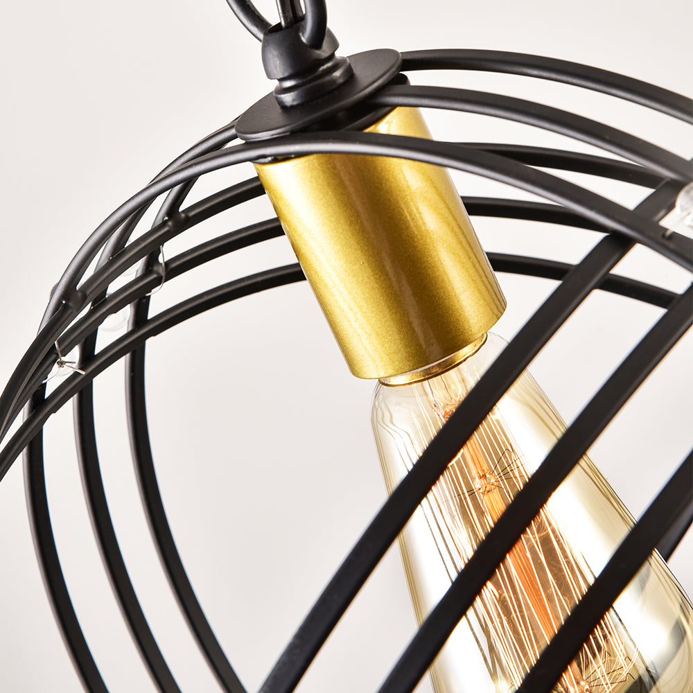 Maxax 1 - Light Unique Statement Globe Pendant #MX19043-1-P