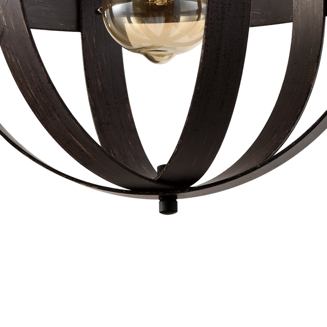 Maxax 1 - Light Single Black Pendant Light Kitchen #MX21019-1WD