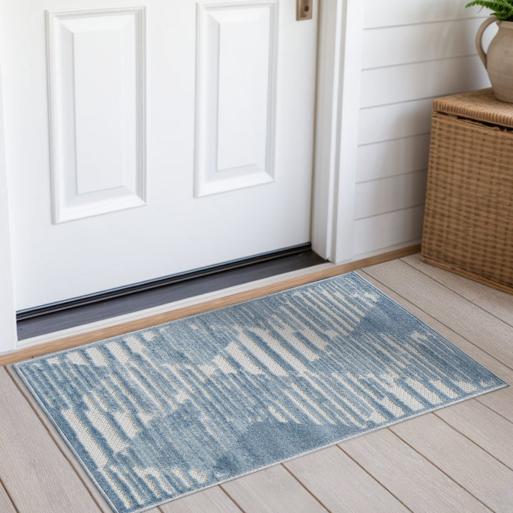 4modernhome Non-Slip Turkish Unfaded High-Low Indoor/Outdoor Area Rug For Patios, Deck, Porch Or Entryway #TO1