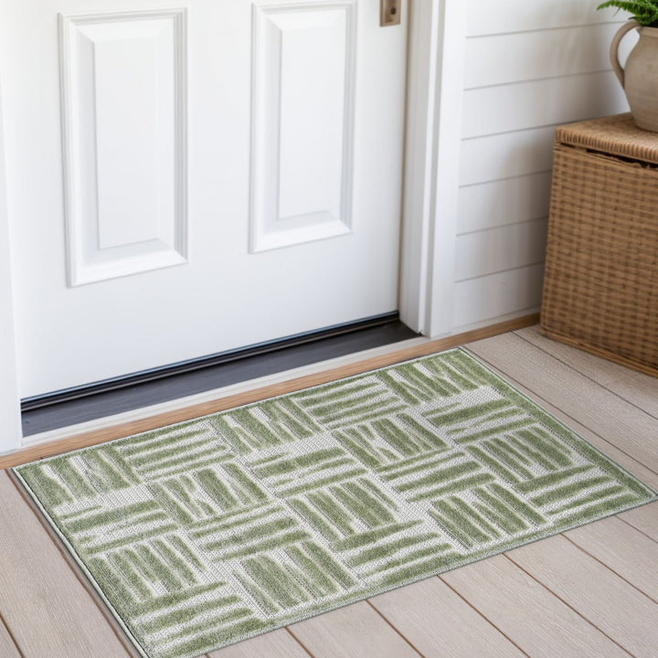 4modernhome Non-Slip Turkish Unfaded High-Low Indoor/Outdoor Area Rug For Patios, Deck, Porch Or Entryway #TO3