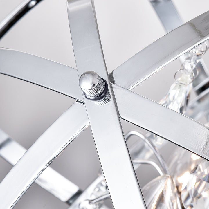 Maxax 4 - Light Dimmable Globe Chandelier #MX19026