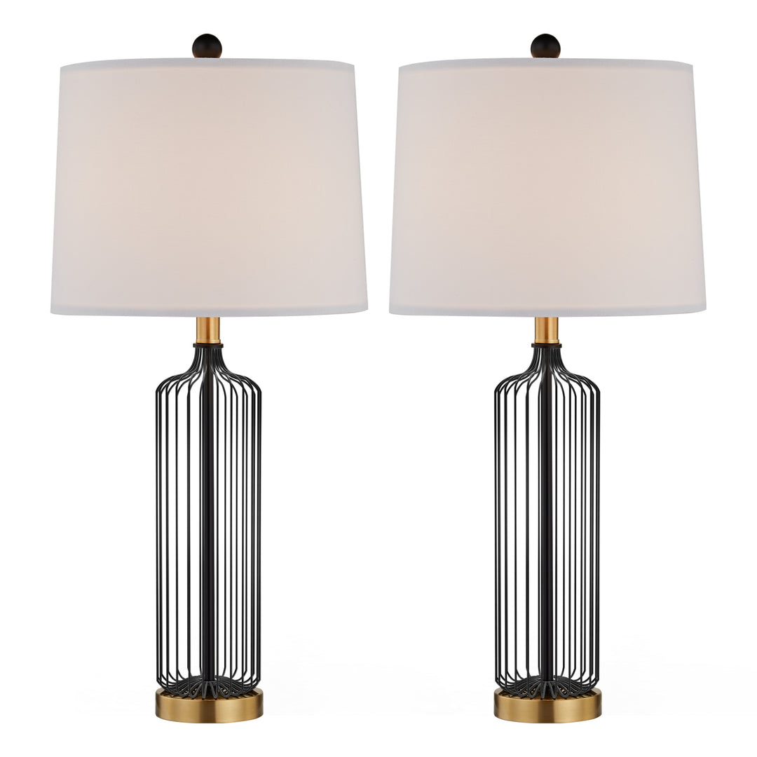 Maxax 27.5in Modern Table Lamps Set of 2 #T100