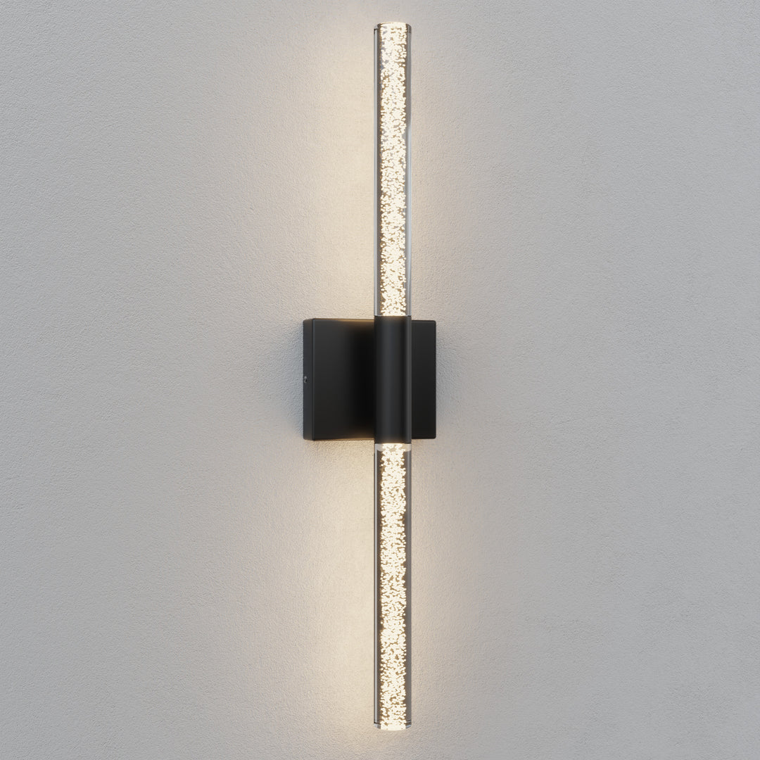 Elysian 24''H Dimmable Led Outdoor Sconce With Tempered Glass #7082