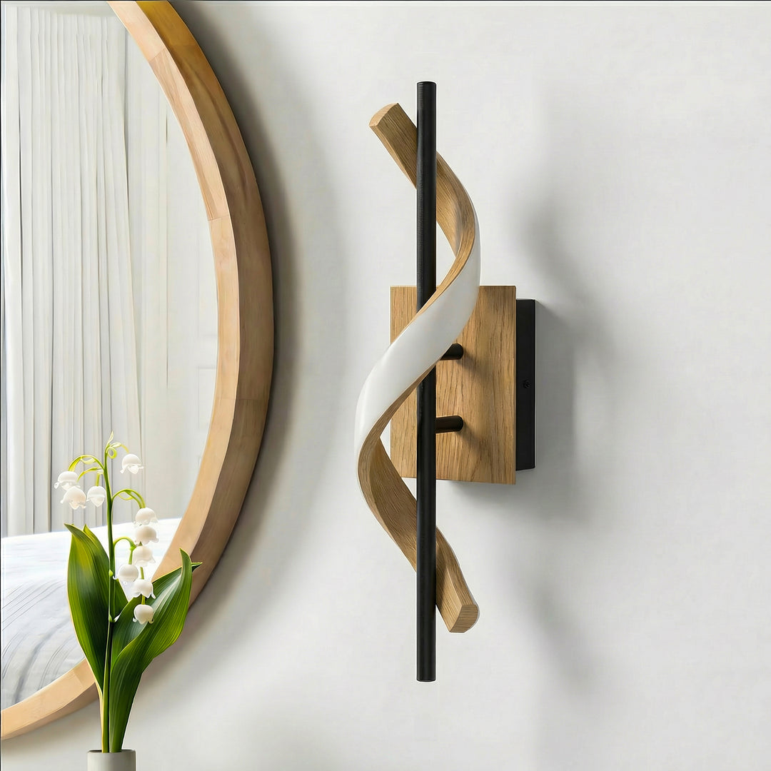 1 - Light 18"W Dimmable LED Brown Iron Vanity Light #MX21052