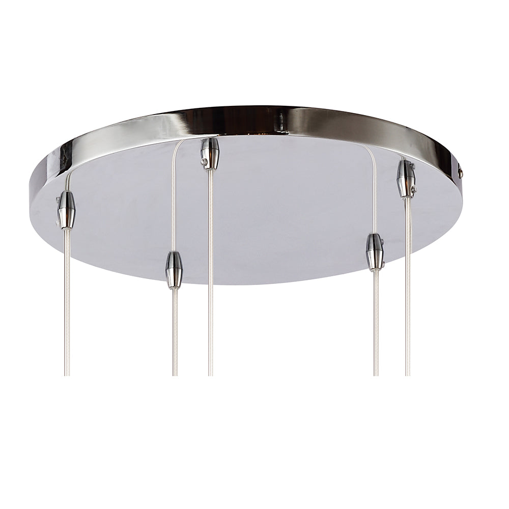 Maxax 5 - Light Glass Cluster Pendant Lighting fixture #MX208P-5CH