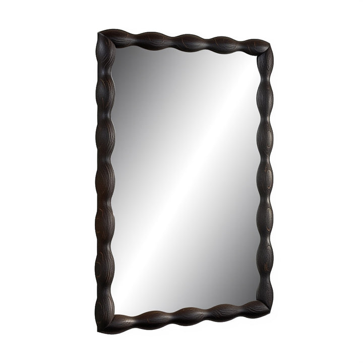 Opulence Solid Wood Rectangle Flat Wall Mirror #25032