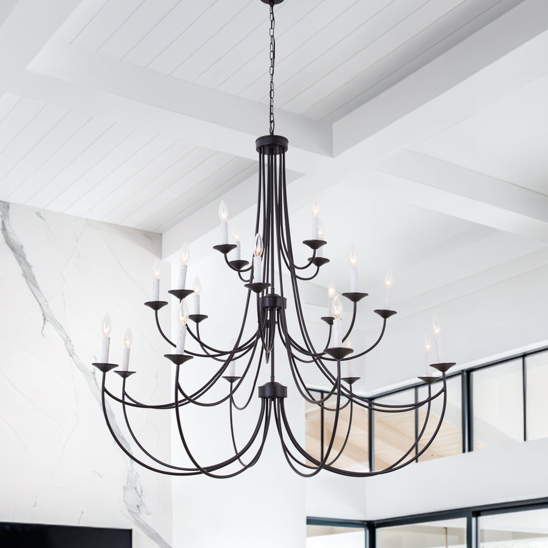 Maxax 20 Light Dimmable Classic / Traditional Chandelier #19209