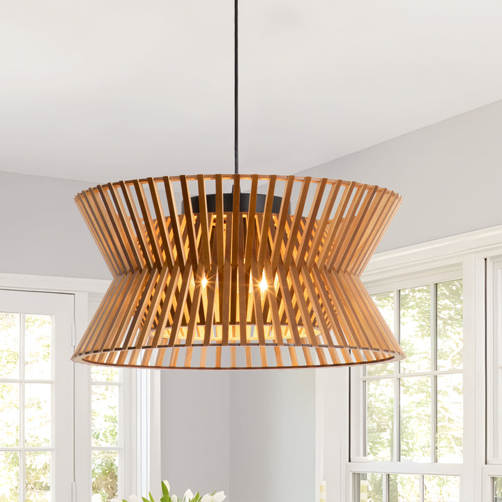 Maxax 3 - Light Dimmable Drum Chandelier #19203