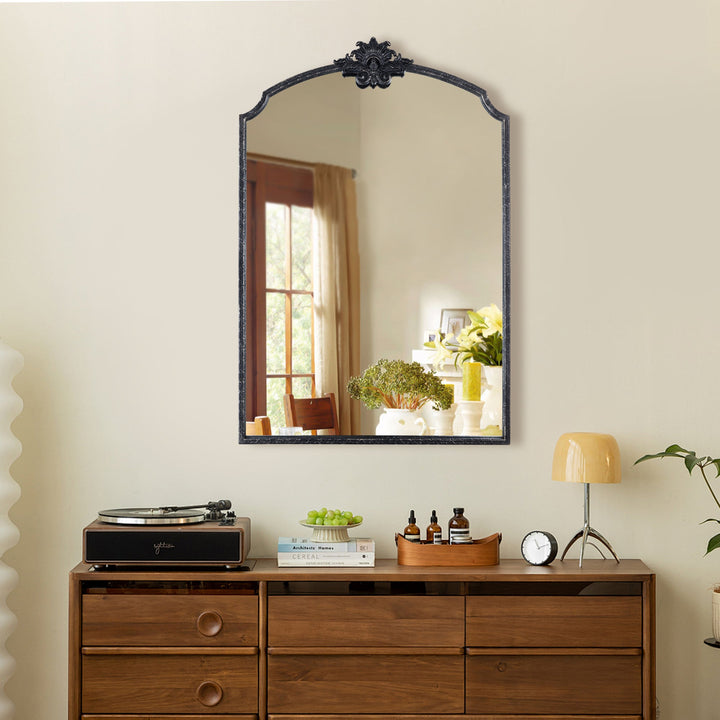 Opulence Vintage Style Metal Flat Decorative Wall Mirror #31003