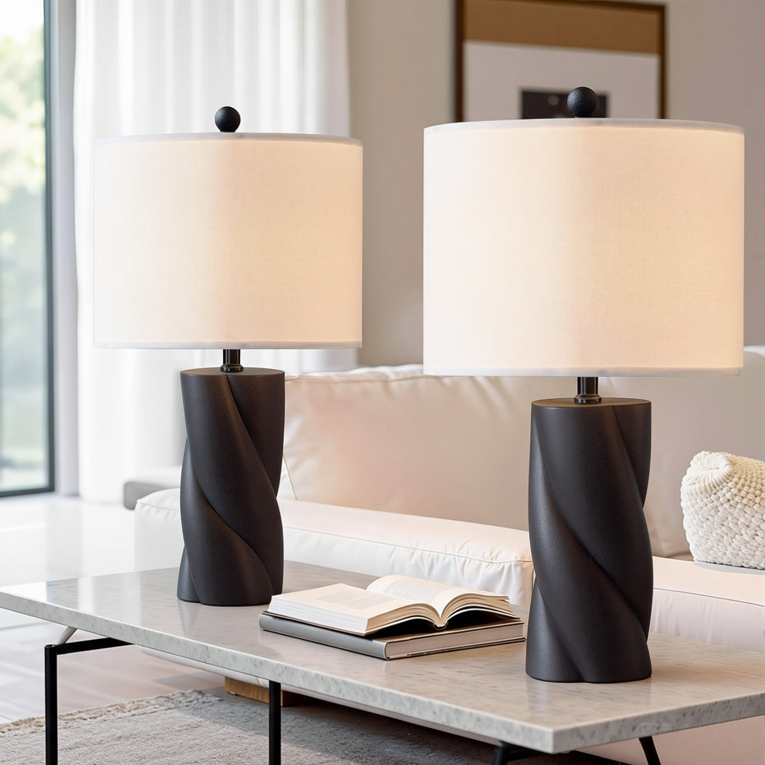 Modern Ceramic Table Lamp (Set of 2)