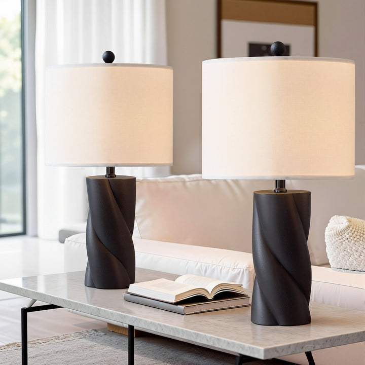 Modern Ceramic Table Lamp (Set of 2)