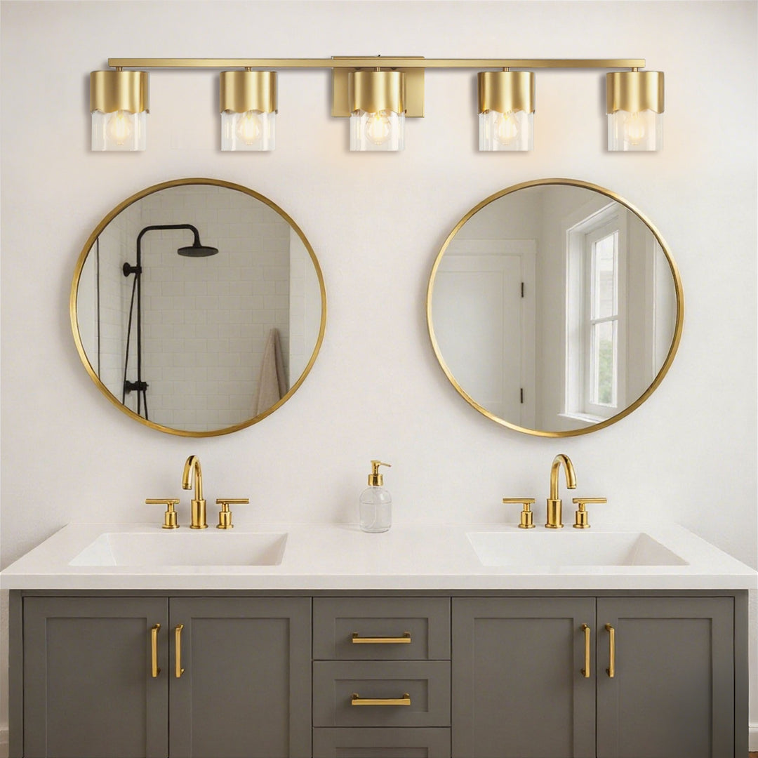 Lumin 3-light Dimmable Vanity Light With Scalloped Metal Shade