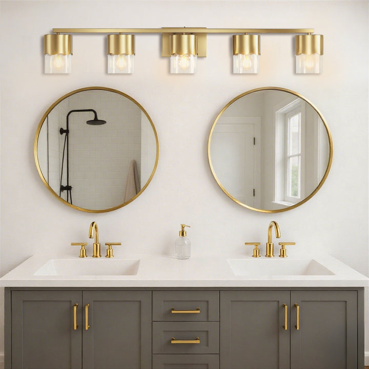 Lumin 3-light Dimmable Vanity Light With Scalloped Metal Shade