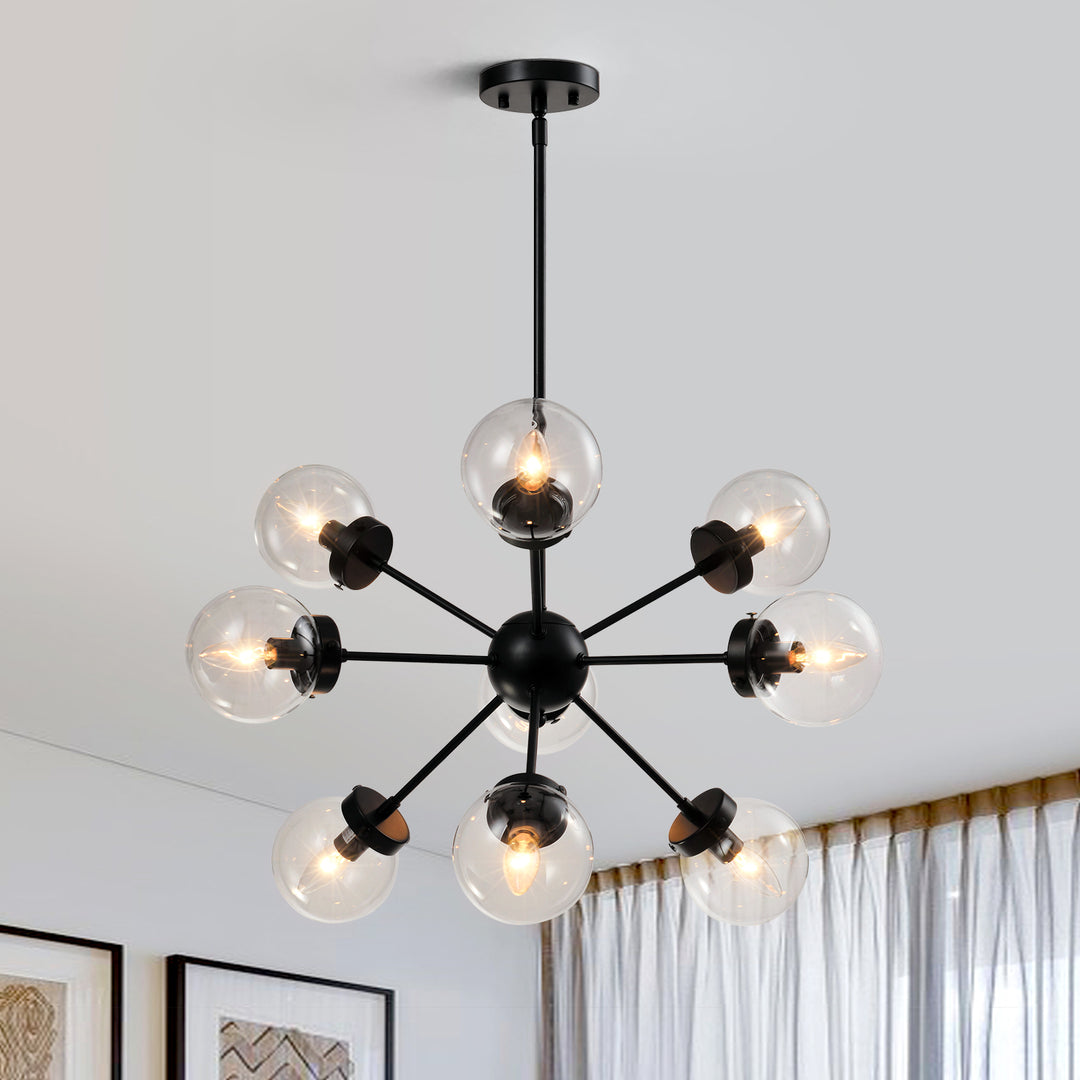 Maxax 9 - Light Sputnik Sphere Chandelier #MX1602-P9