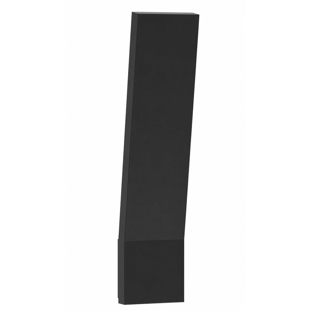 22" Modern LED Outdoor Wall Sconce, Dimmable Up &amp; Down Lighting, Weatherproof Matte Black Iron, Hardwired Porch Light 