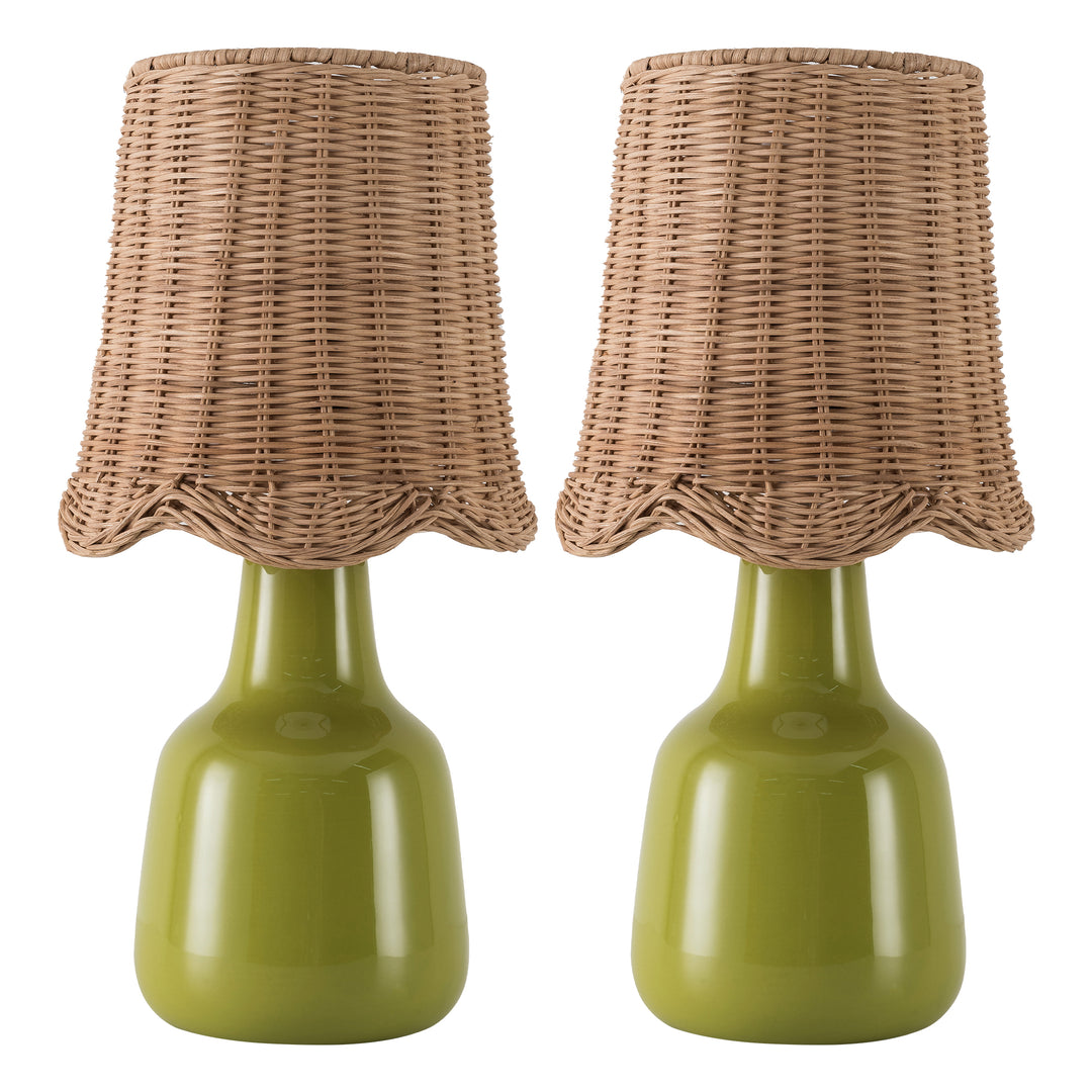 Zenith 16.5" Modern Country Ceramic Table Lamp For Living Room/bedroom #T267