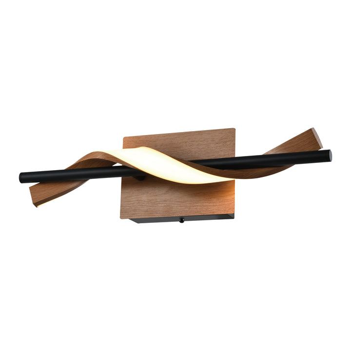 1 - Light 18"W Dimmable LED Brown Iron Vanity Light #MX21052