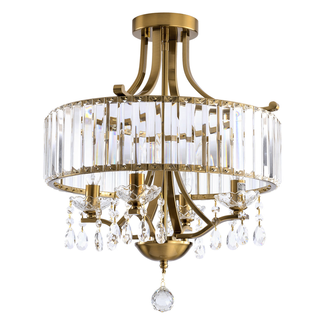 Crystal Semi Flush Mount Ceiling light #29001