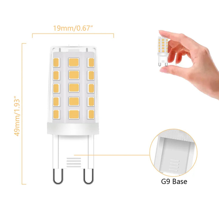 Maxax 6 Pack LED G9 LED Bulb, 3.2 Watt (30W Eqv.) #MXG9