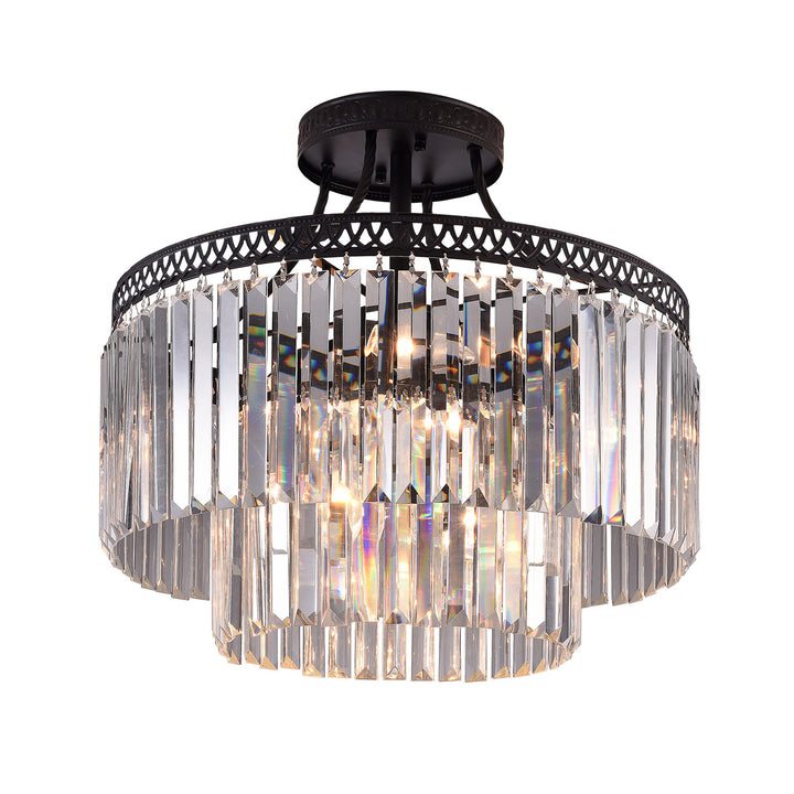 Maxax Luxury Modern Crystal Chandelier (Flush)#MX155202