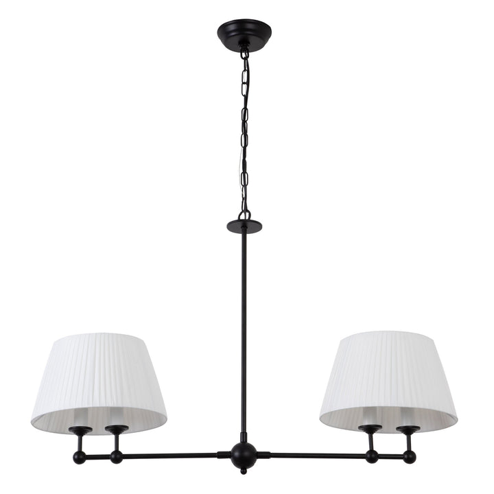 4-Light Dimmable Classic And Traditional Shaded Liner Pendant #19227