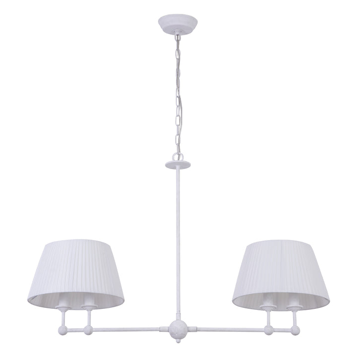 4-Light Dimmable Classic And Traditional Shaded Liner Pendant #19227