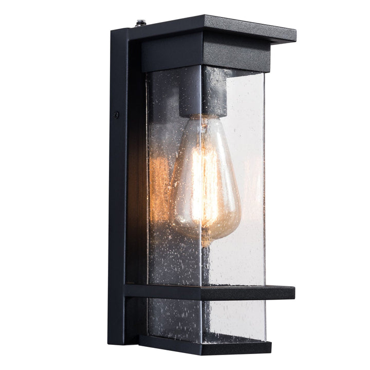 Maxax Black 11.69in H Outdoor Wall Sonce with Dusk to Dawn (Set of 2) #2519/1WS-2PK