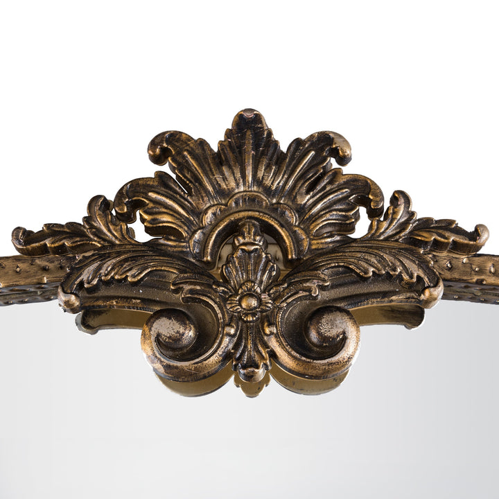 Opulence Vintage Style Metal Flat Decorative Wall Mirror #31003