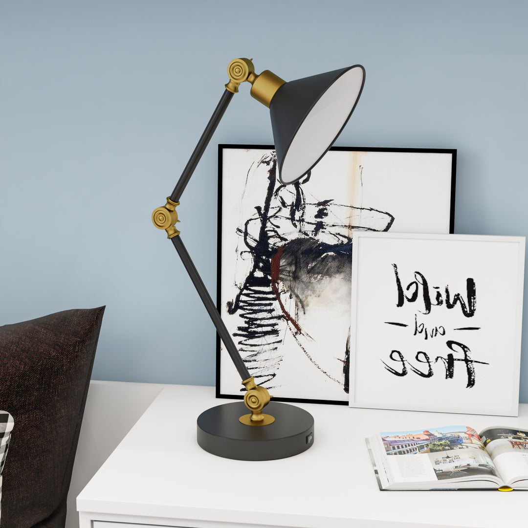 Adjustable Metal USB Desk Lamp #T140