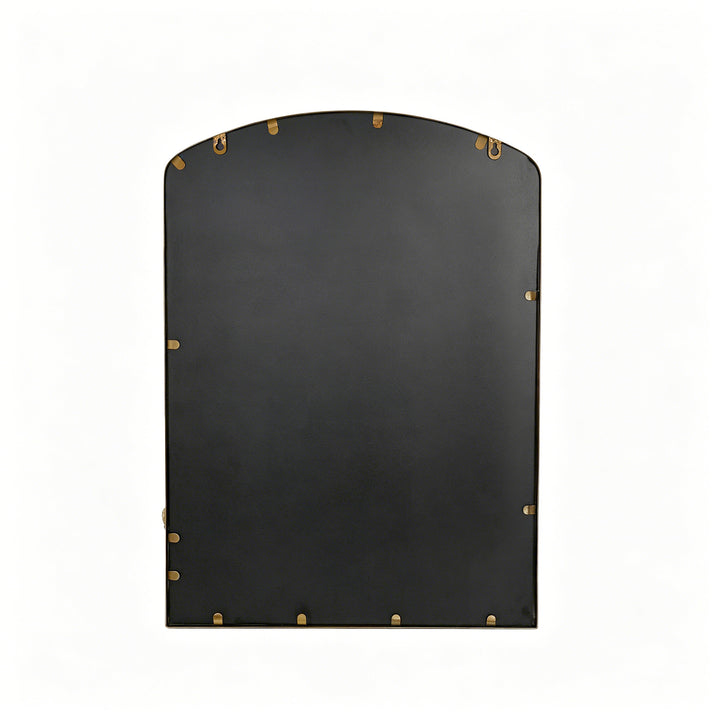 Panorama Vintage Iron Gold Baroque Metal Arched Vanity Mirror For Bedroom&living Room #30010
