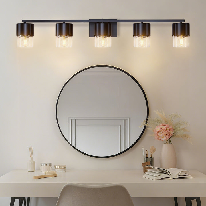 Lumin 3-light Dimmable Vanity Light With Scalloped Metal Shade