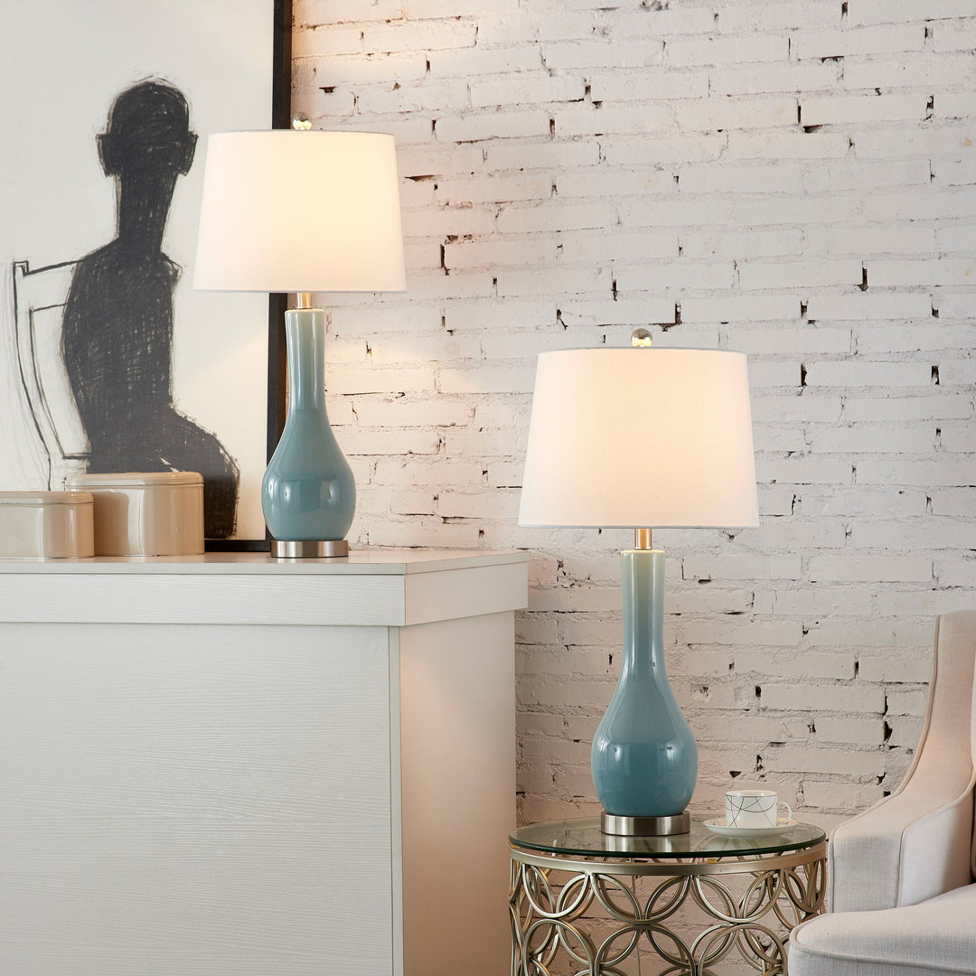 Ceramic USB Table Lamp (Set of 2)