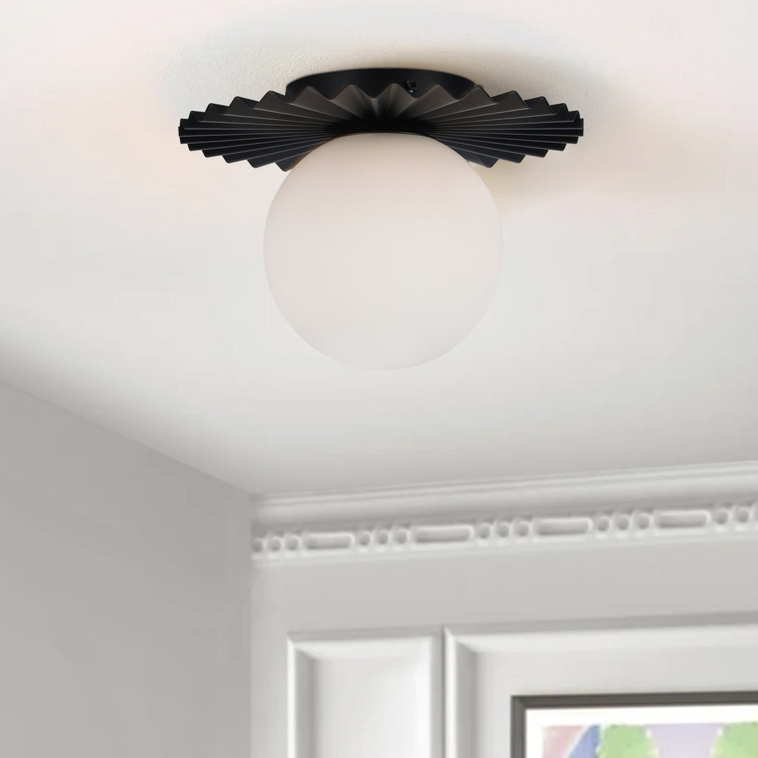 Maxax Glass Flush Mount Ceiling Lamp