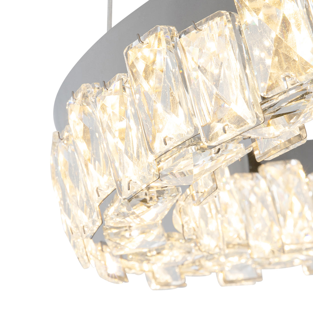 Maxax Dimmable LED Wagon Wheel Chandelier #YX-27