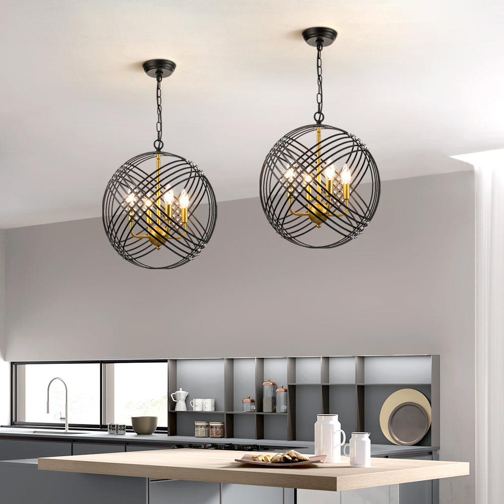 Maxax 4 - Light Unique/Statement Globe Pendant #MX19043