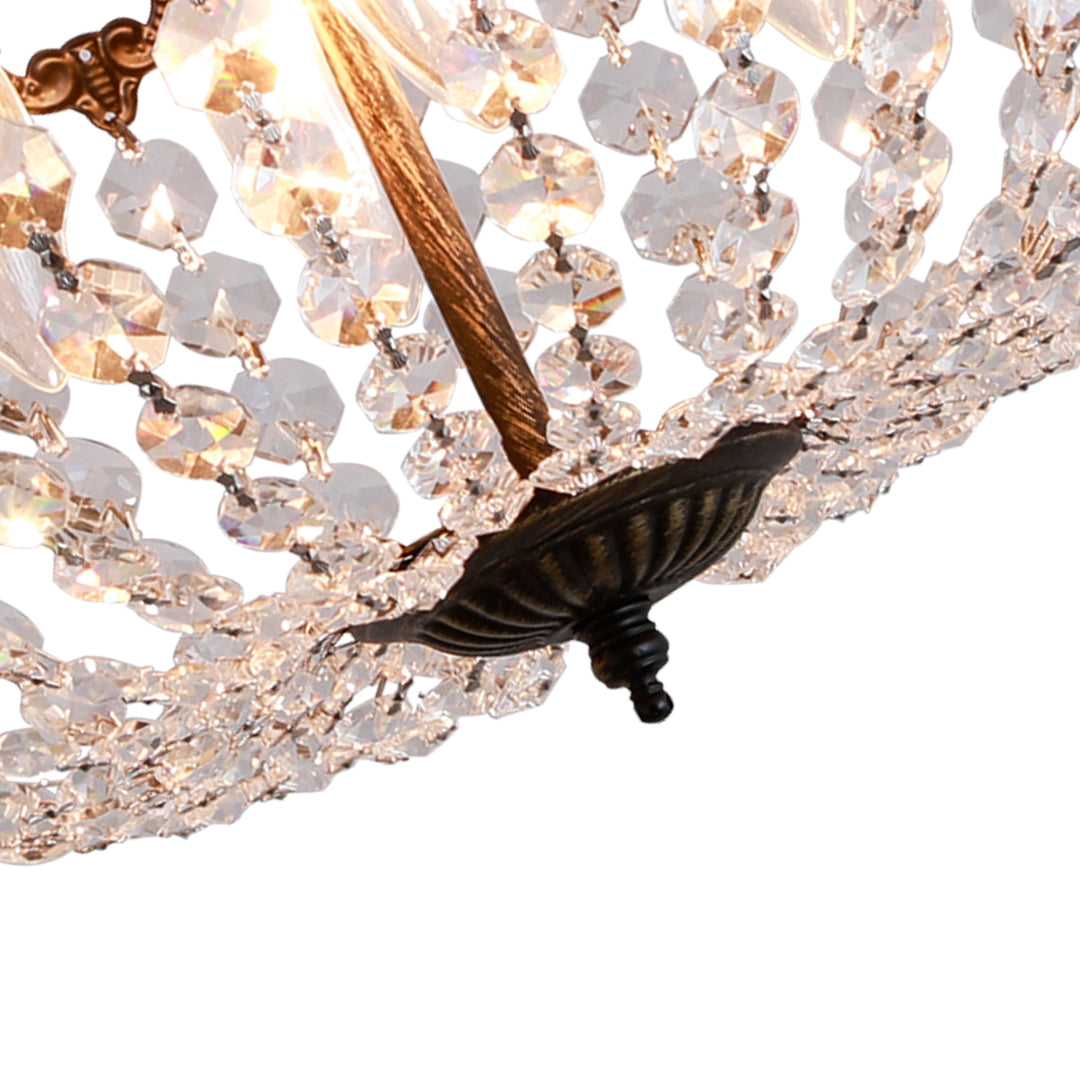 Maxax 4 - Light 15'' Bowl-Shaped Flush Mount #MX19132