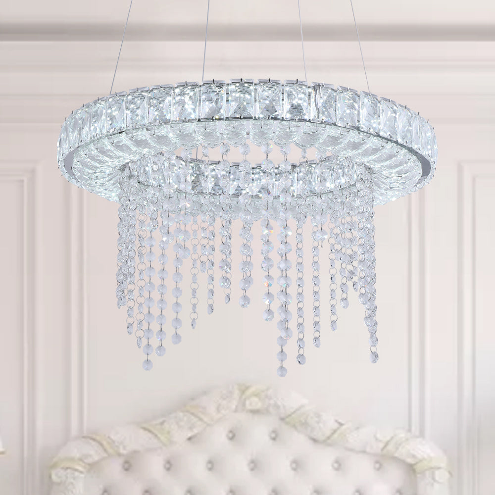 Maxax Ring LED Living Room Crystal Chandelier #YX-07