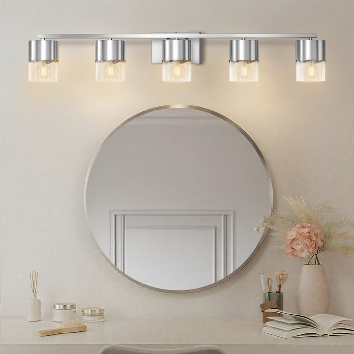 Lumin 3-light Dimmable Vanity Light With Scalloped Metal Shade