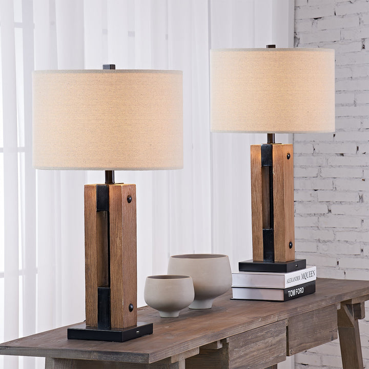 Maxax Resin USB Table Lamp (Set of 2) #T85