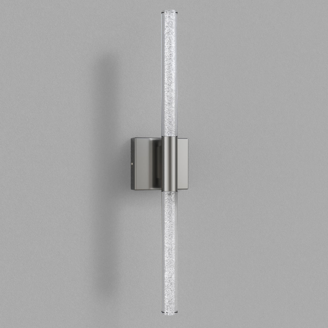 Glint 24''H Dimmable Led Outdoor Sconce With Tempered Glass #7082