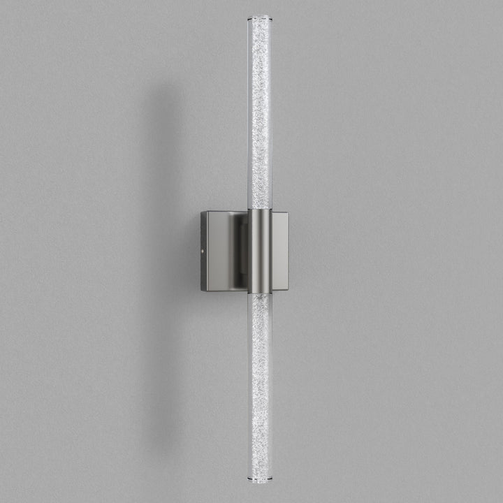 Glint 24''H Dimmable Led Outdoor Sconce With Tempered Glass #7082