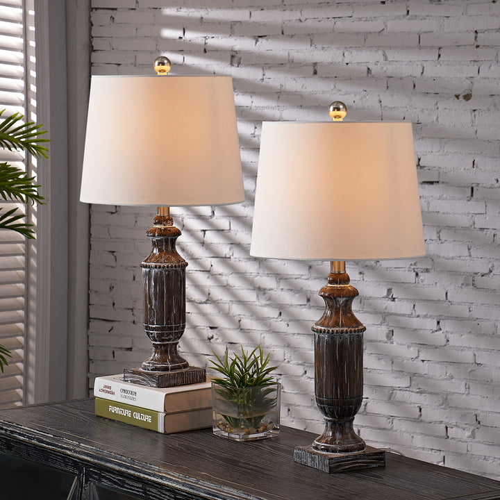 Maxax 24 Inch Vintage Table Lamp Set (Set of 2) #T119