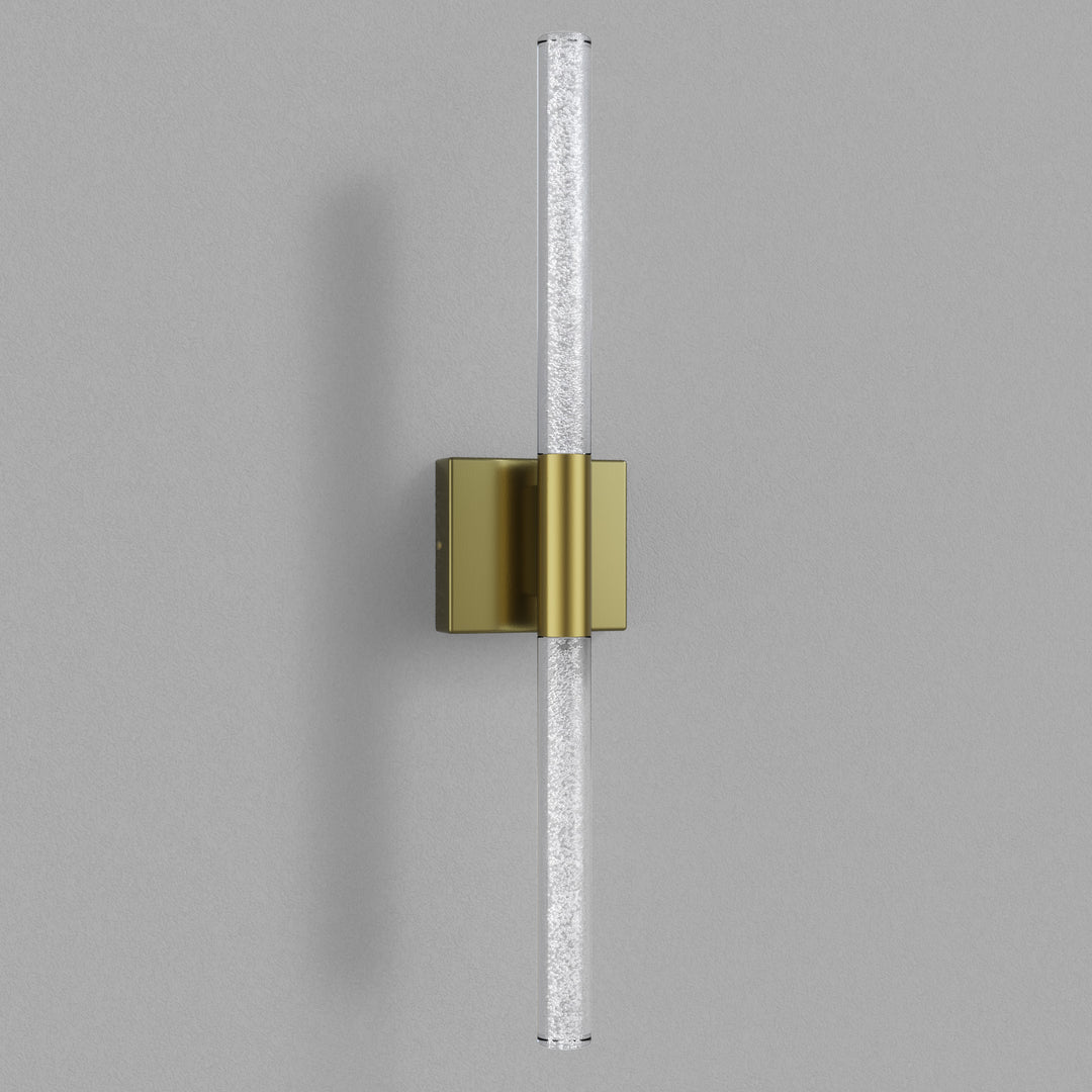 Glint 24''H Dimmable Led Outdoor Sconce With Tempered Glass #7082