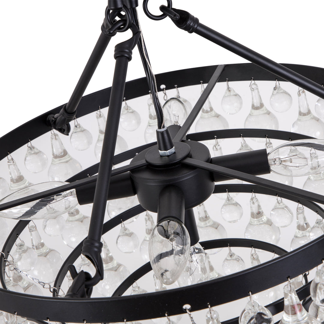 Maxax 5 - Light Dimmable Tiered Chandelier #19206