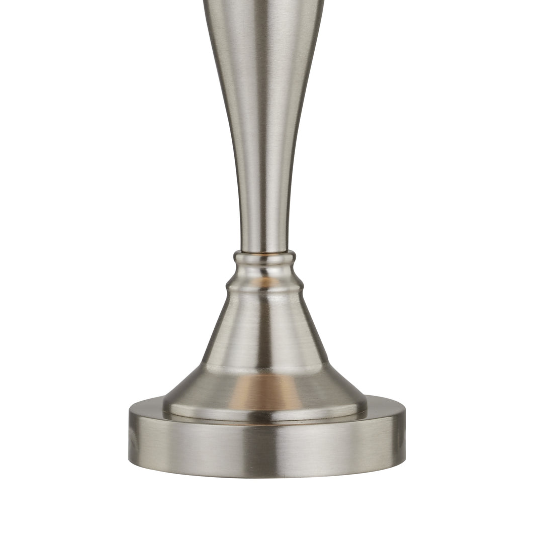 Lustre 27.5'' Crystal/nickel Table Lamp Set #T109