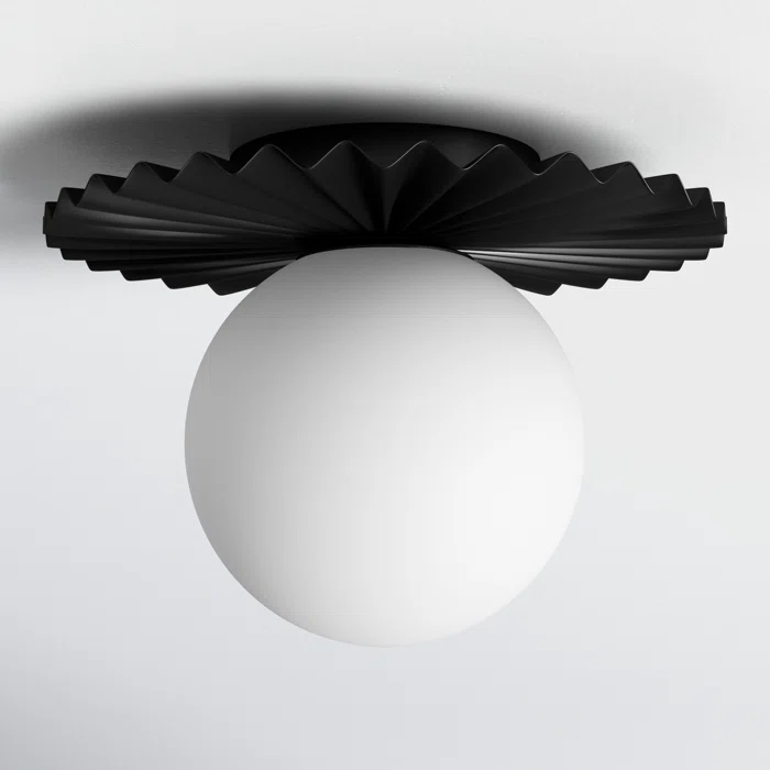 Maxax Glass Flush Mount Ceiling Lamp