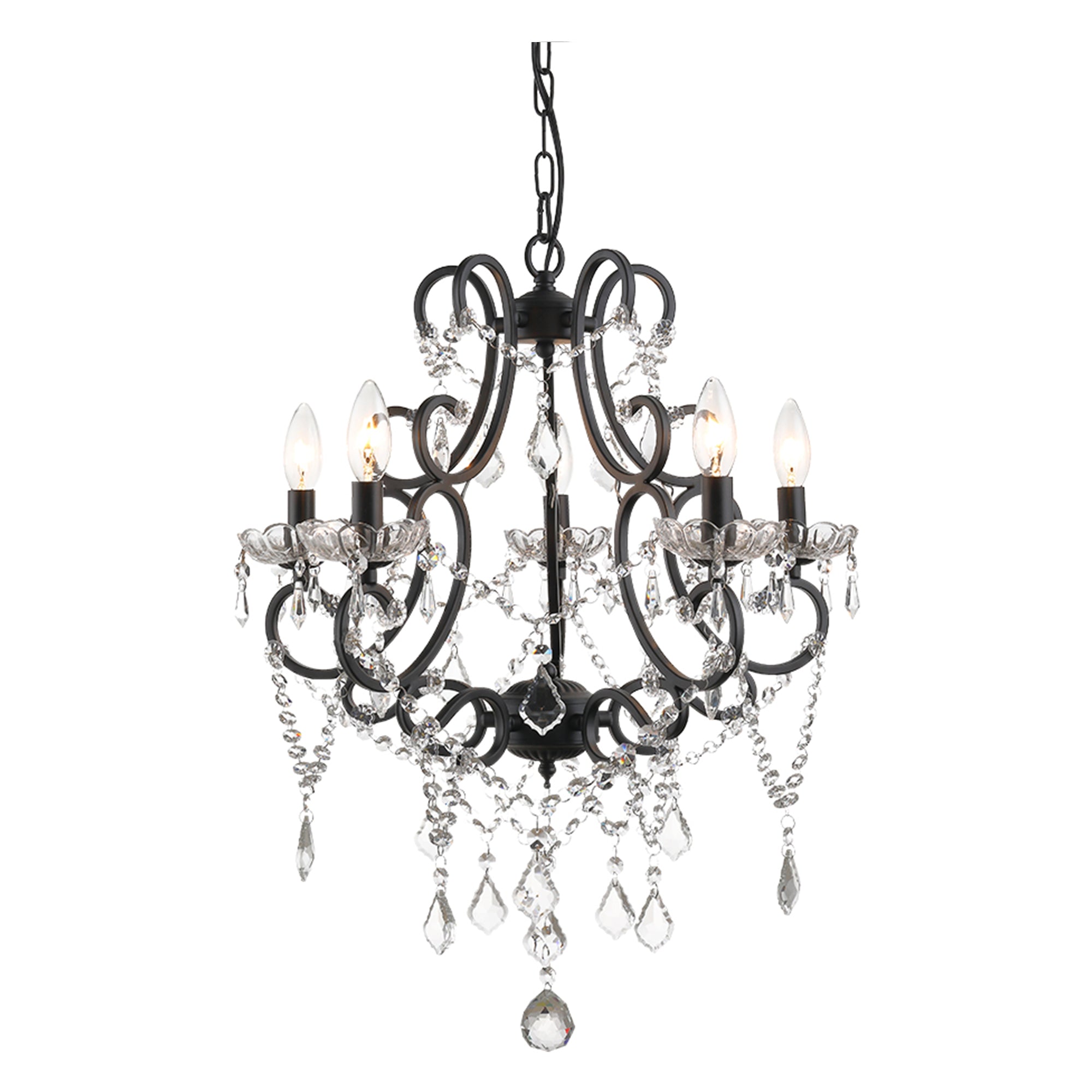 mocha　1028 Maxax 5 -Light Classic Candle Chandelier – 4modernhome
